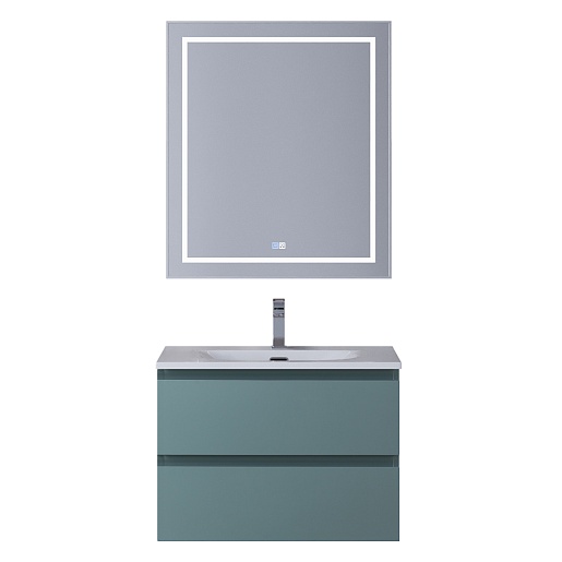 BelBagno Тумба с раковиной Kraft 39-70 подвесная Голубой матовый с раковиной BB-8099-3-70 – фотография-14